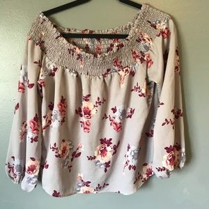 Around the shoulder spring shirt